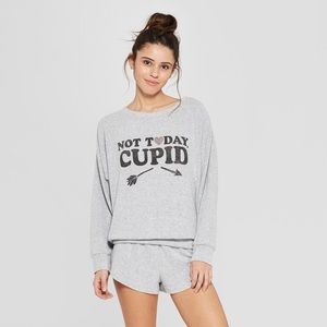 Nite Gear Pajama Top “ Not Today Cupid “